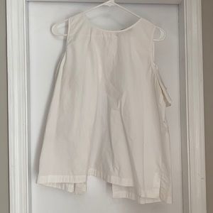 Cotton loft off the shoulder blouse
